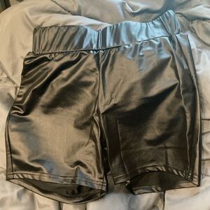 Scrunch Satin Bikers Short